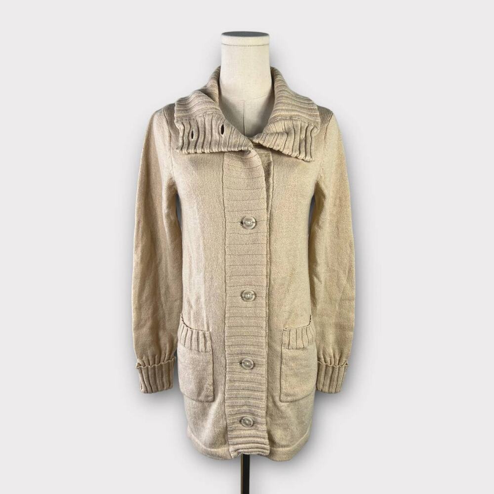Patagonia Lambswool Button Front Cardigan Sweater Coat XS